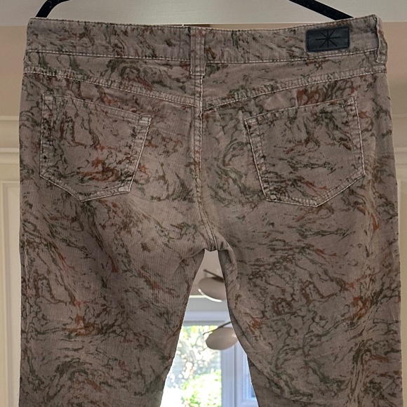 ISABEL MARANT ETOILE Grey Cords w/ Rust and Forest Green Pattern - Size 3 (US 8) - Picture 9 of 15